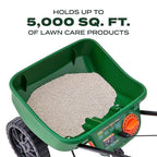 Scotts 76121 Turf Builder EdgeGuard Mini 60 in. W Push Spreader For Fertilizer/Seed 23 lb