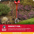 Garden Weasel - 91714 - Carbon Steel Garden Edger Steel Handle