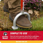 Garden Weasel - 91714 - Carbon Steel Garden Edger Steel Handle