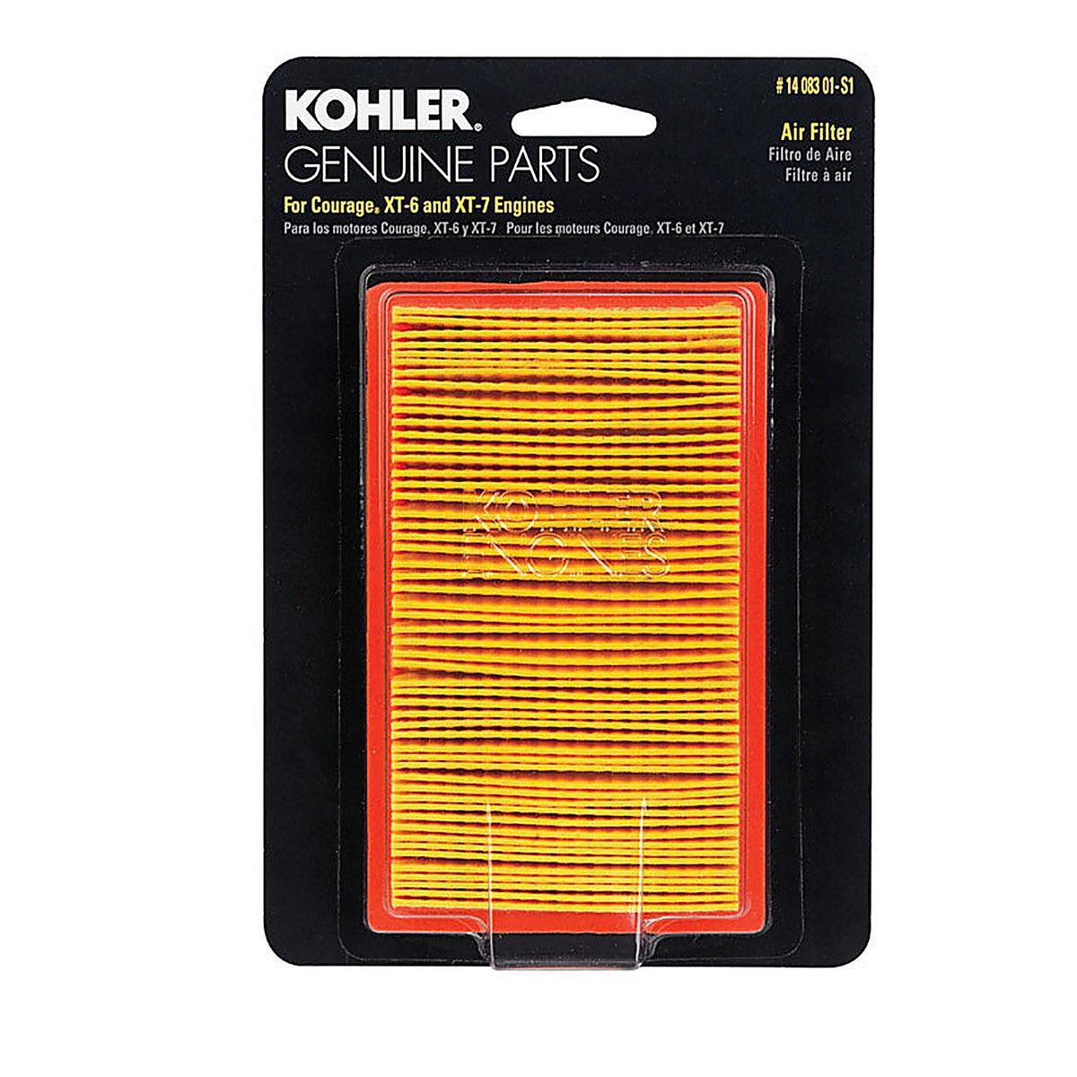 Kohler 1408301-S1 Small Engine Air Filter For Courage XT6-8
