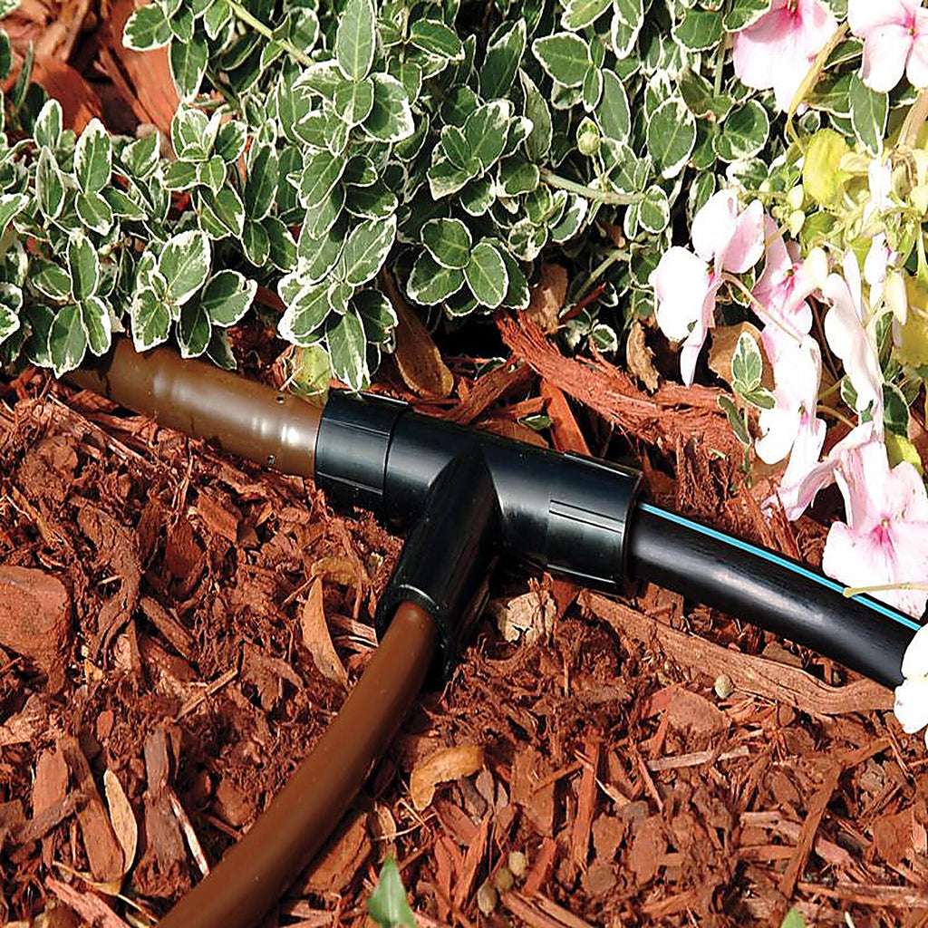 Rain Bird - EFT25-1PS - Easy Fit 1/2 In. Push-Fit Drip Irrigation Tee 1 Pack