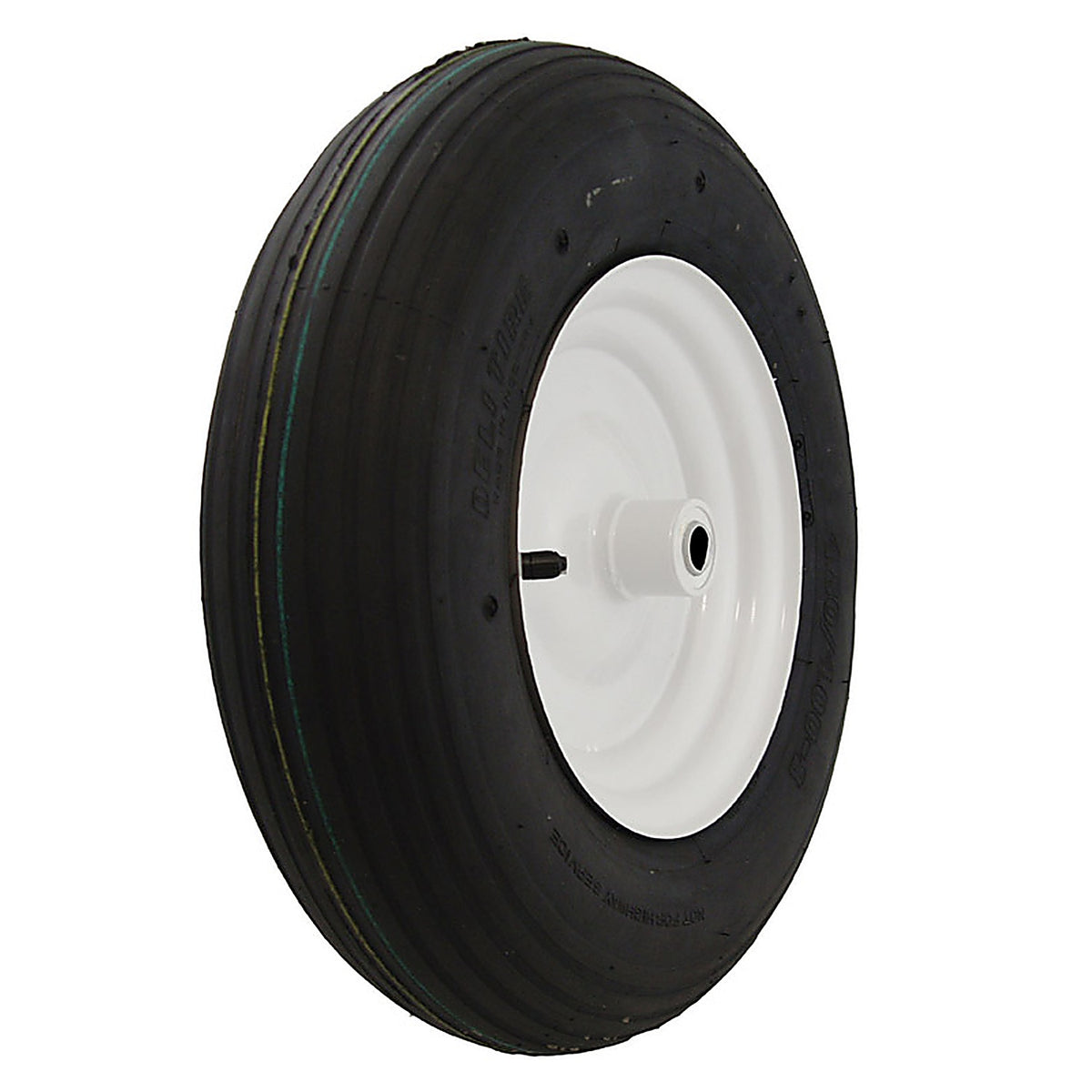 Marathon 20305 8 in. Dia. x 16 in. Dia. 500 lb. capacity Offset Wheelbarrow Tire Plastic 1/Pack