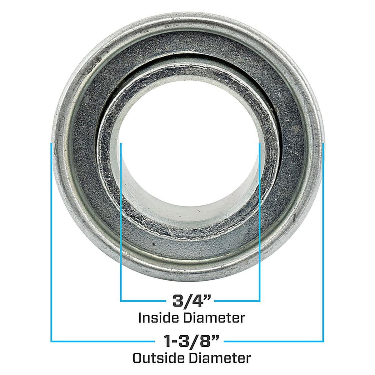 Marathon 60010 Easy Fit 500 lb. capacity Wheel Bearings Steel 2/Pack