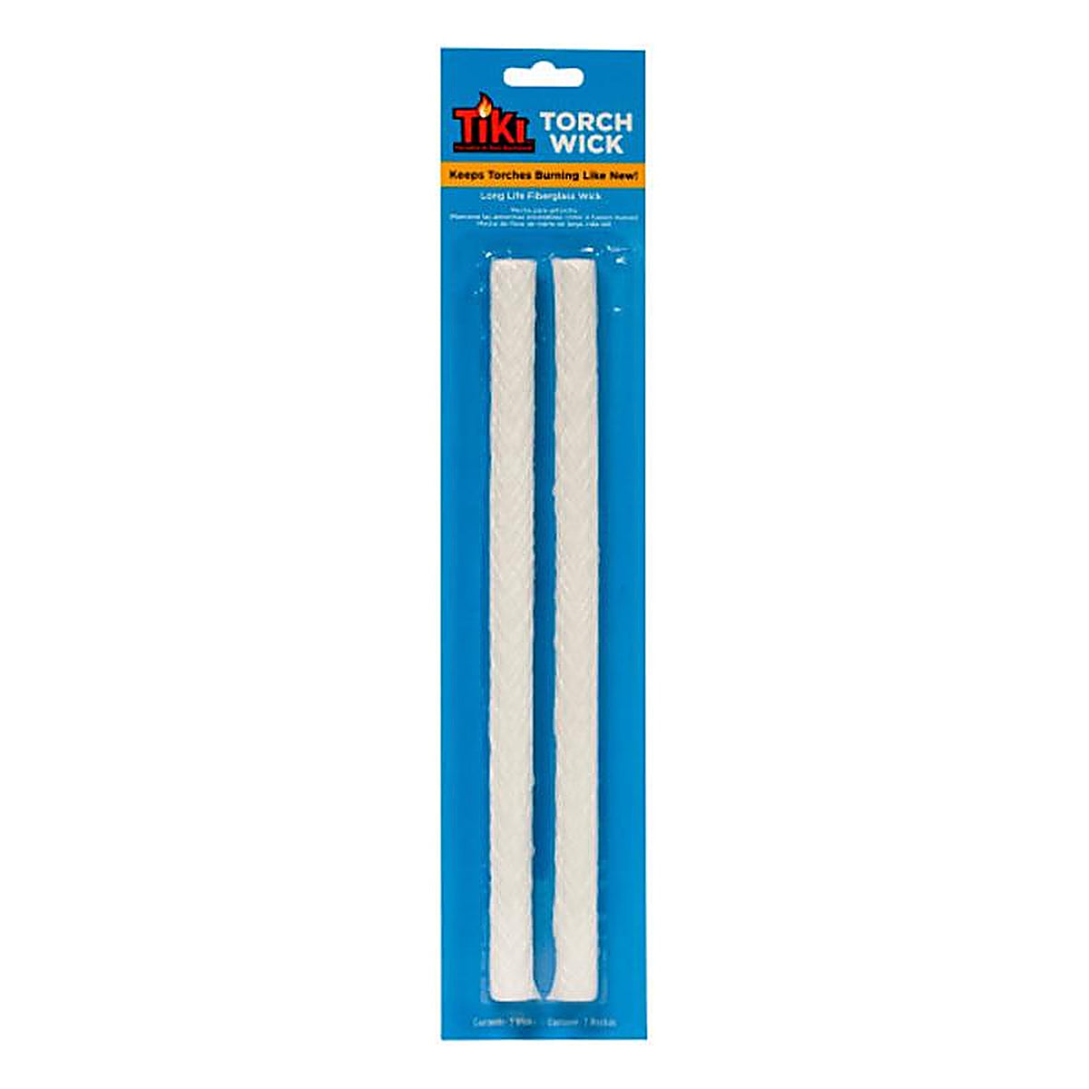 Tiki - 1312128 - 0.5 In. X 9 In. L Round Wick Shape Fiberglass Torch Wick 2 Pack