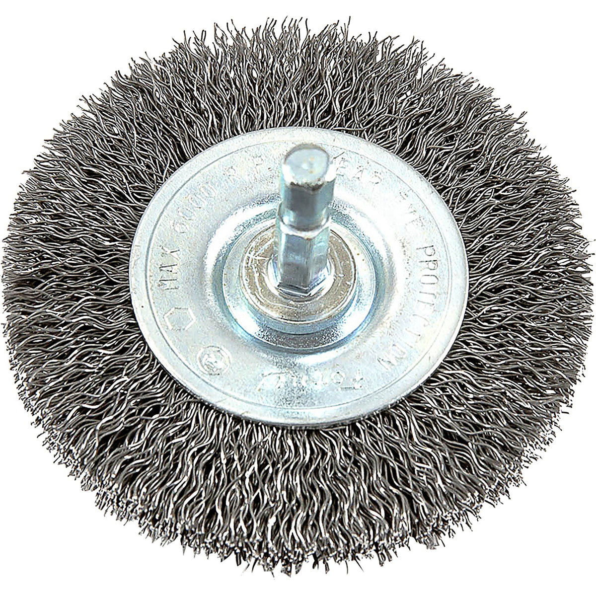 Forney - 72735 - Wire Wheel, crimped, 3 Inch X .012 Inch X 1/4 Inch HEX Shank