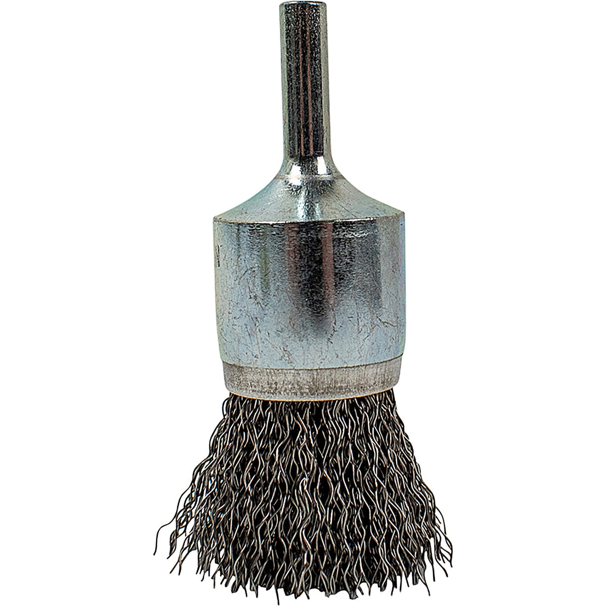 Forney - 72737 - Endbrush, coarsecrimpwire, 1 Inch X .012 Inch X 1/4 Inch Rndshank