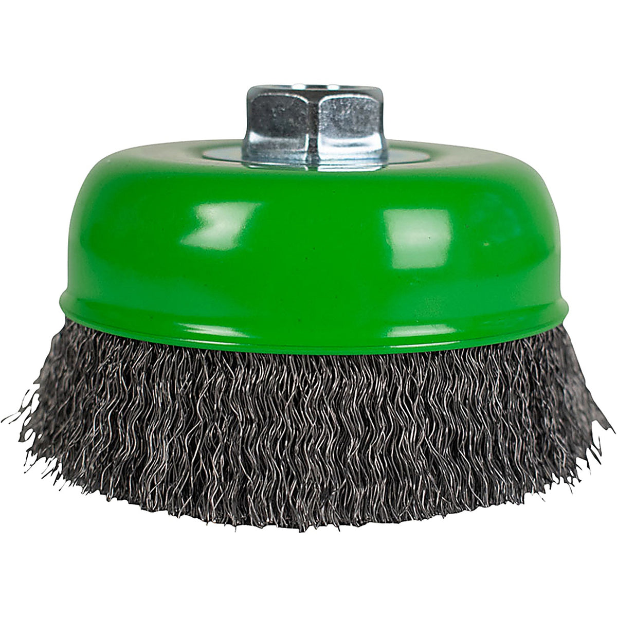 Forney - 72754 - Cup Brush, Crimped, 5 Inch X .014 Inch X 5/8 in-11 Arbor