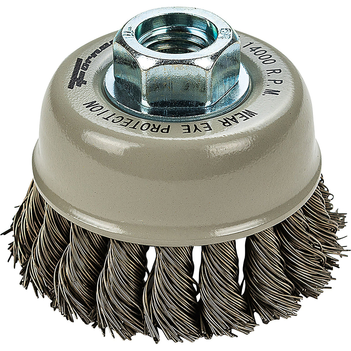 Forney - 72830 - Cup Brush, knotted 2-3/4 Inch X .020 in X 5/8 in-12