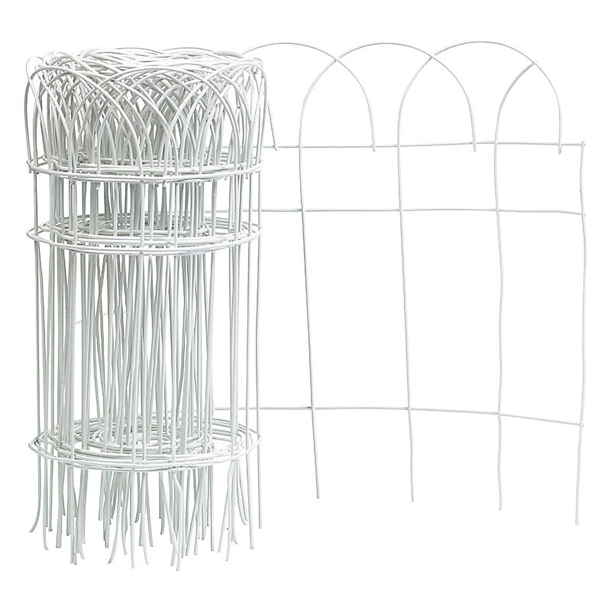 Panacea 89307 240 in. L x 14 in. H PVC White Scroll Garden Edging