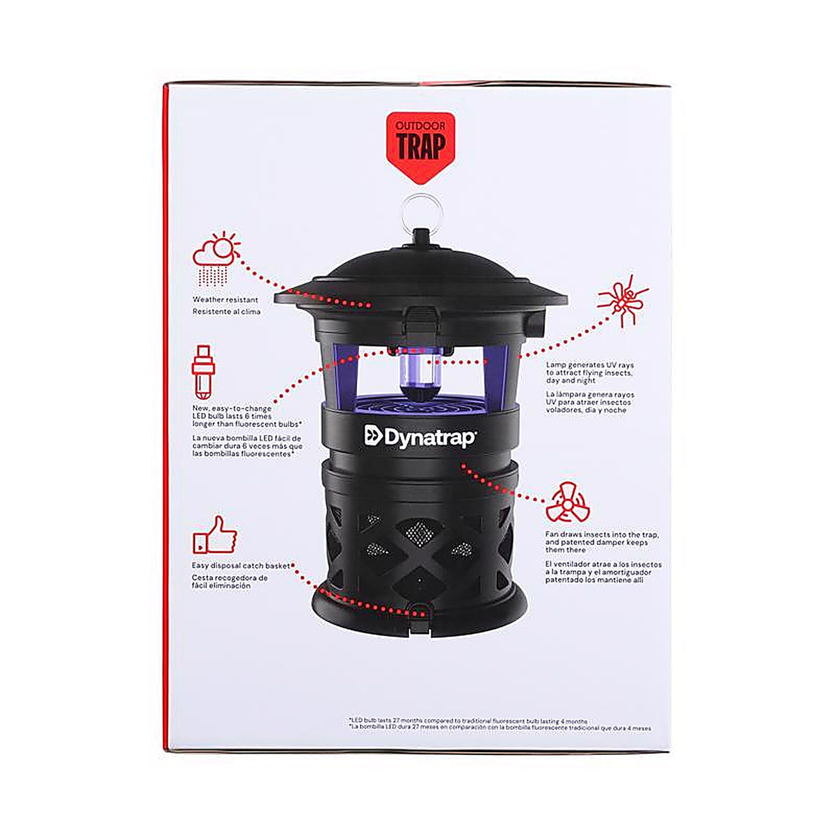 Dynatrap - DT1130 - Outdoor Flying Insect Trap 1/2 Acre