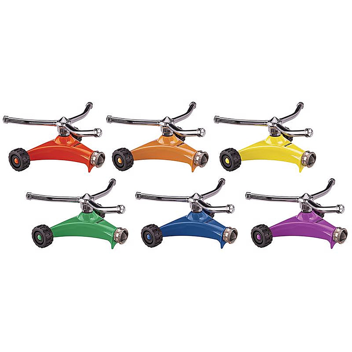 Dramm 10-15050 ColorStorm Metal Wheeled Base Whirling Sprinkler 1134 sq. ft.