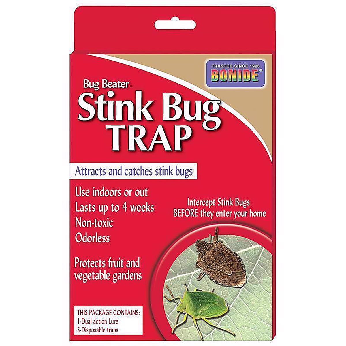 Bonide - 198 - Bug Beater Stink Bug Trap 3 Pack