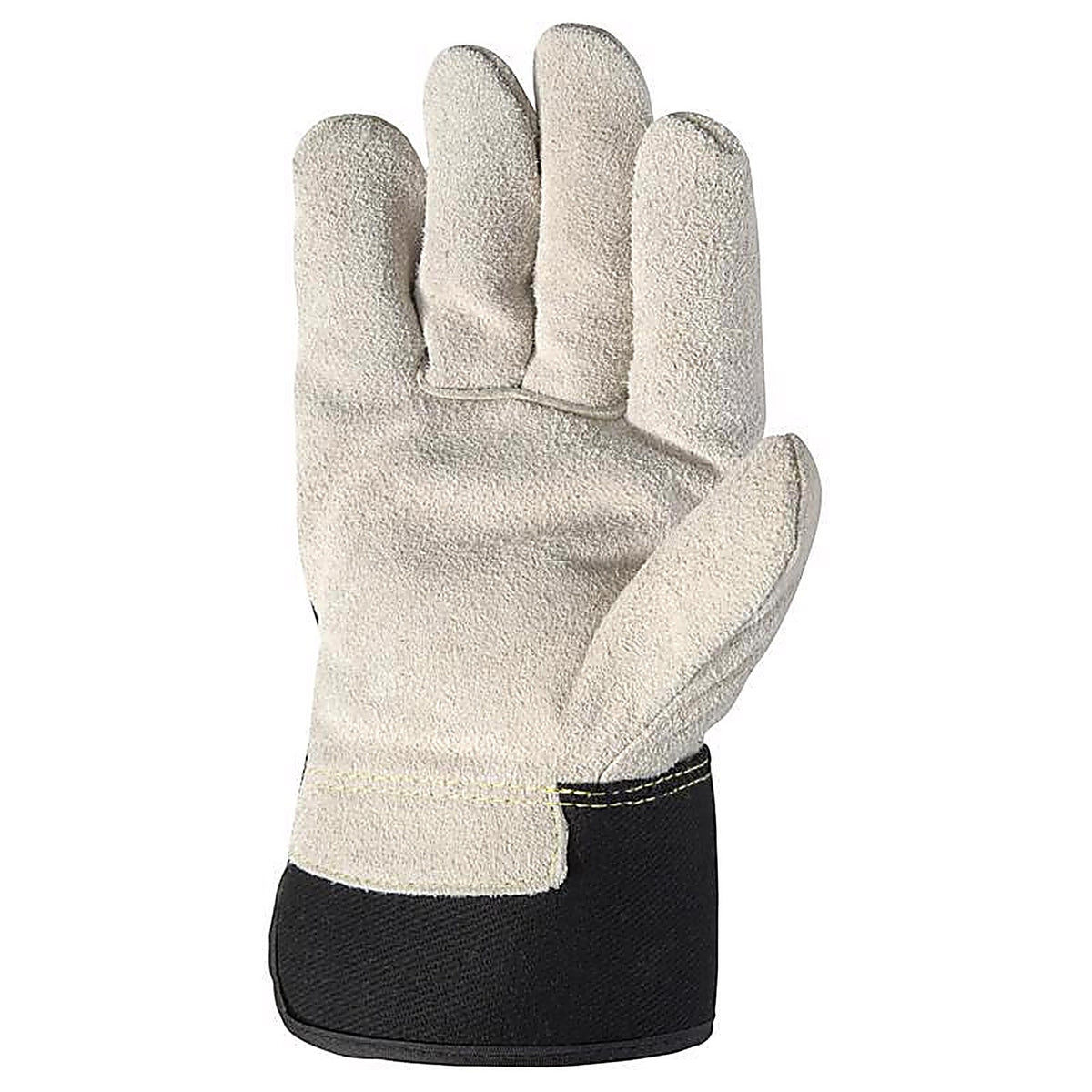 Wells Lamont 5130L-NEW L Split Cowhide Leather Black/Brown Gloves