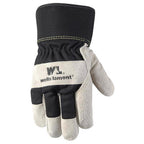 Wells Lamont 5130XL-NEW XL Split Cowhide Leather Black/Brown Gloves