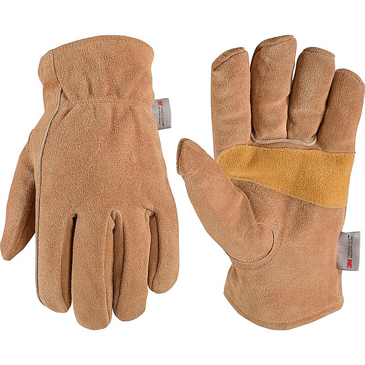 Wells Lamont 1080L L Suede Cowhide Heavy Duty Brown Gloves
