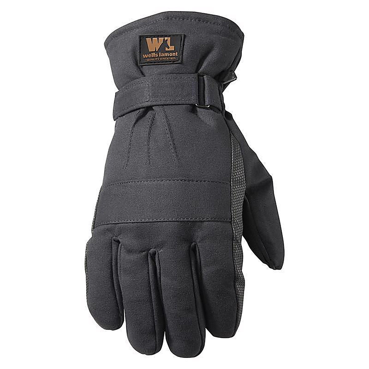 Wells Lamont - 1075LK-NEW - Mens Outdoor Winter Gloves Black L 1 Pack