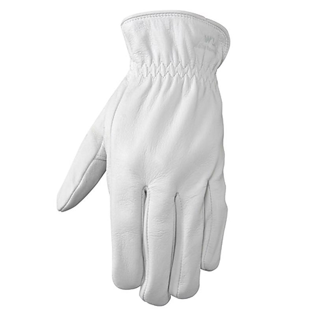 Wells Lamont 1720L L Goatskin Leather Driver Pearl Gray Gloves