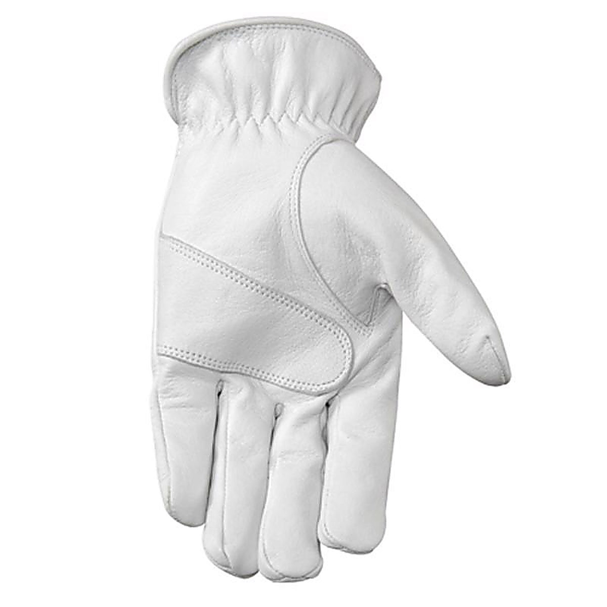 Wells Lamont 1720L L Goatskin Leather Driver Pearl Gray Gloves