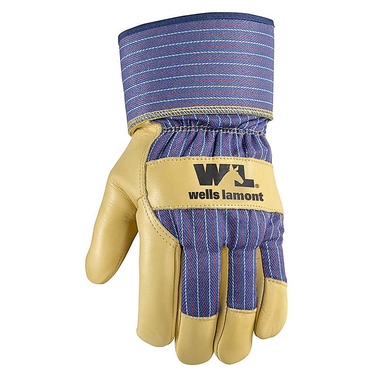Wells Lamont 5235L-NEW Mens Pigskin Work Gloves Palomino Large