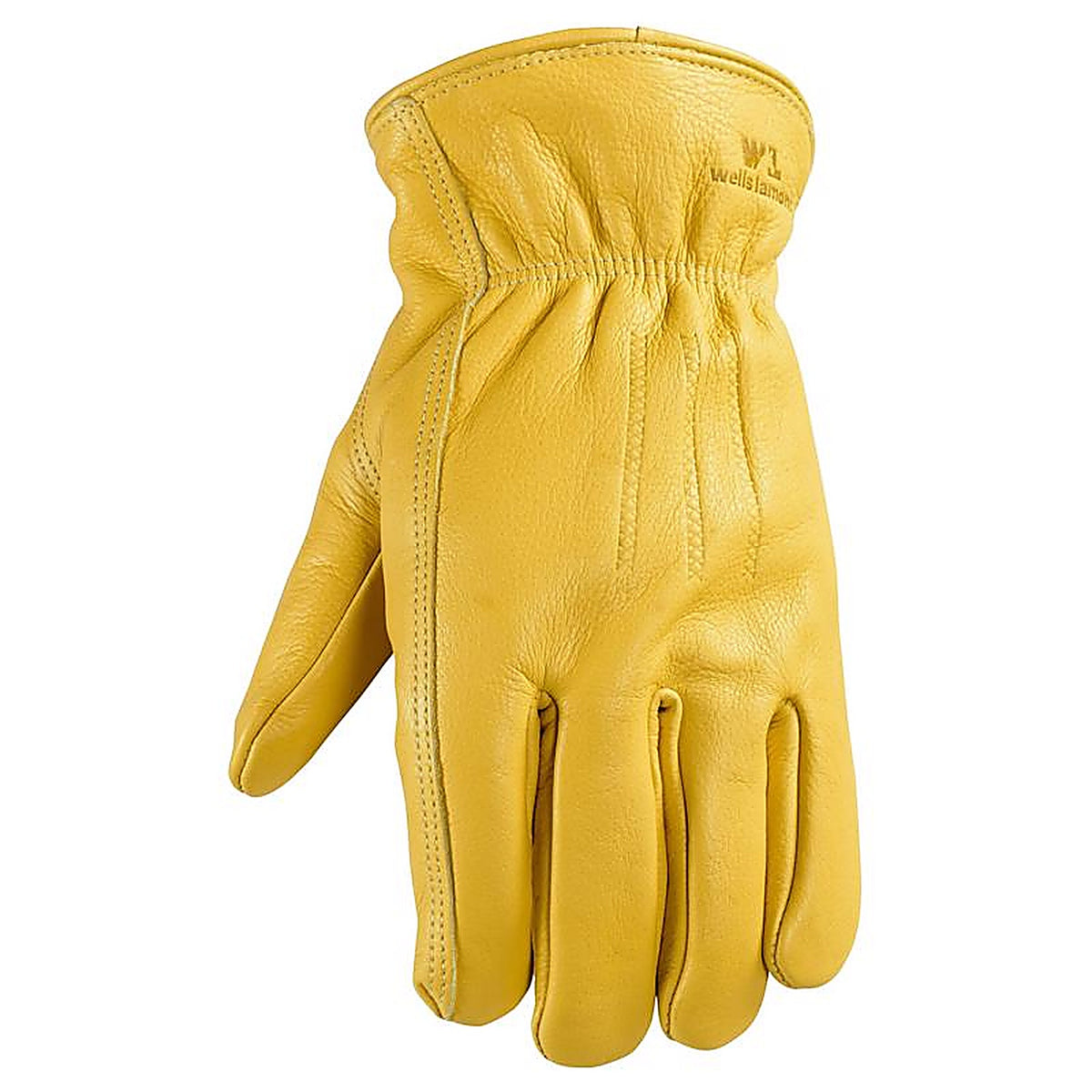 Wells Lamont 1108L-NEW Mens Leather Work Gloves Saddletan Large