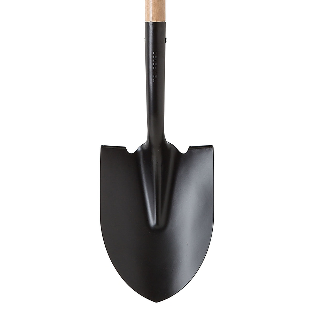 Home Plus PRY-P 39 in. Steel Round Digging Shovel Wood Handle