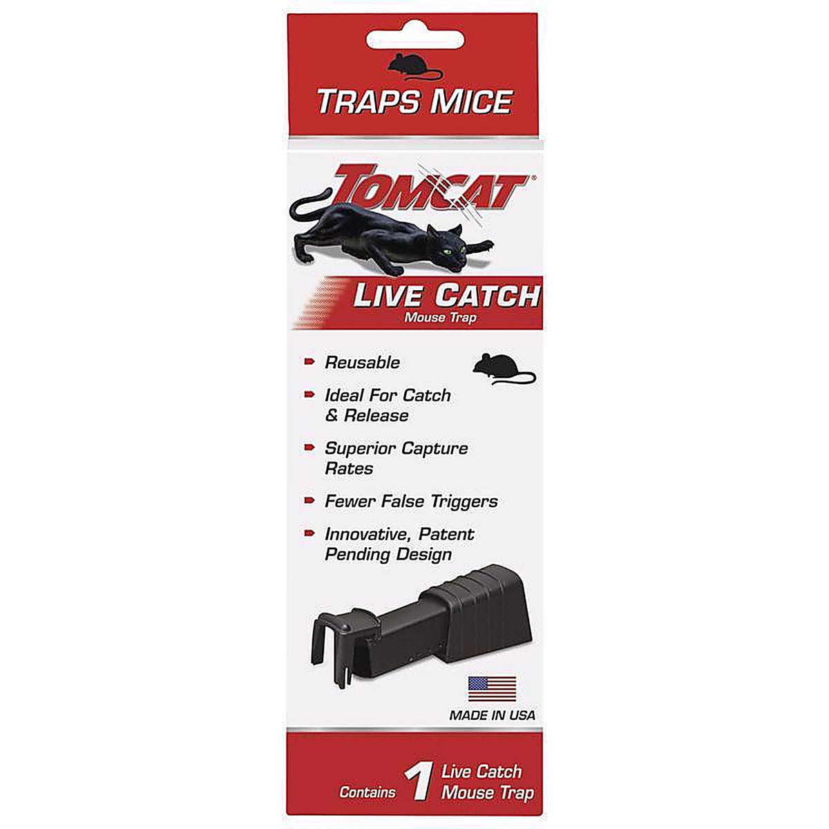 Tomcat 0362010 Live Catch Animal Trap For Mice 1 pk