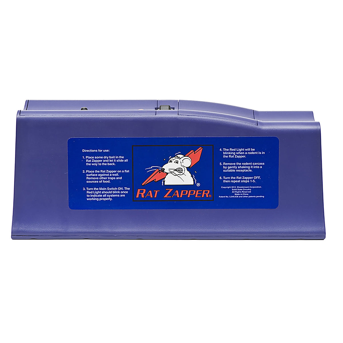 Rat Zapper - RZC001-4 - Medium Electronic Animal Trap for Rats 1 Pack