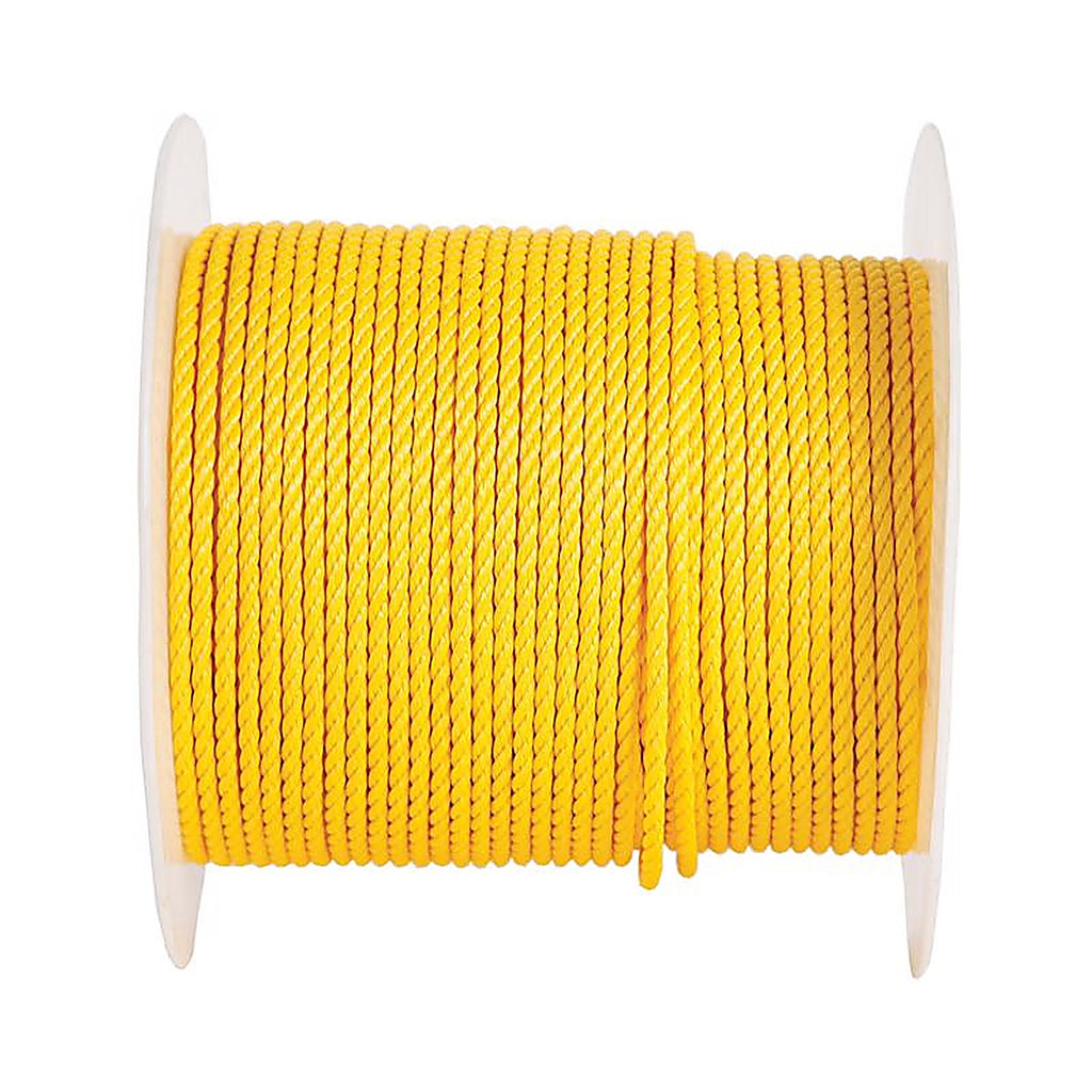 Koch 5000845 1/4 in. D X 600 ft. L Yellow Twisted Polypropylene Rope