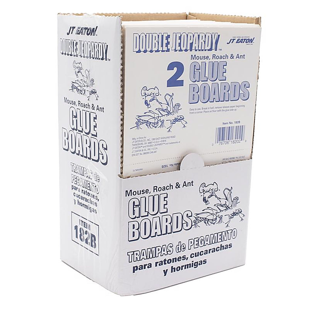JT Eaton 182B Double Jeopardy Glue Board For Insects and Mice 2 pk