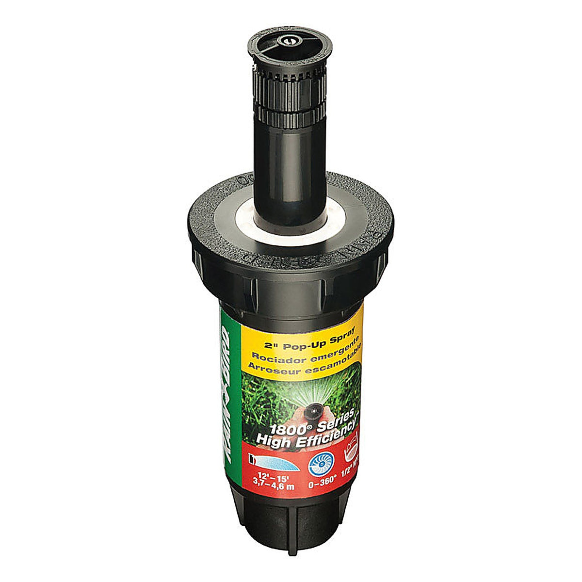 Rain Bird - 1802HEVN15 - 1800 Series 2 In. H Full-Circle Rotor Pop-Up Sprinkler