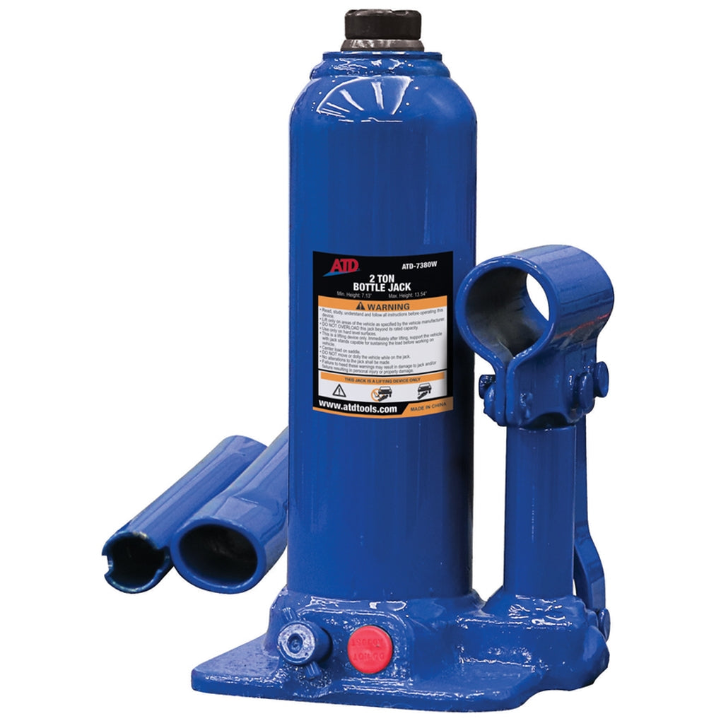 ATD 7380W 2 Ton Heavy-Duty Hydraulic Side Pump Bottle Jack