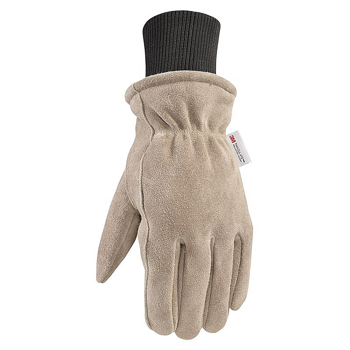 Wells Lamont 1196M HydraHyde M Suede Cow Leather Winter Brown Gloves