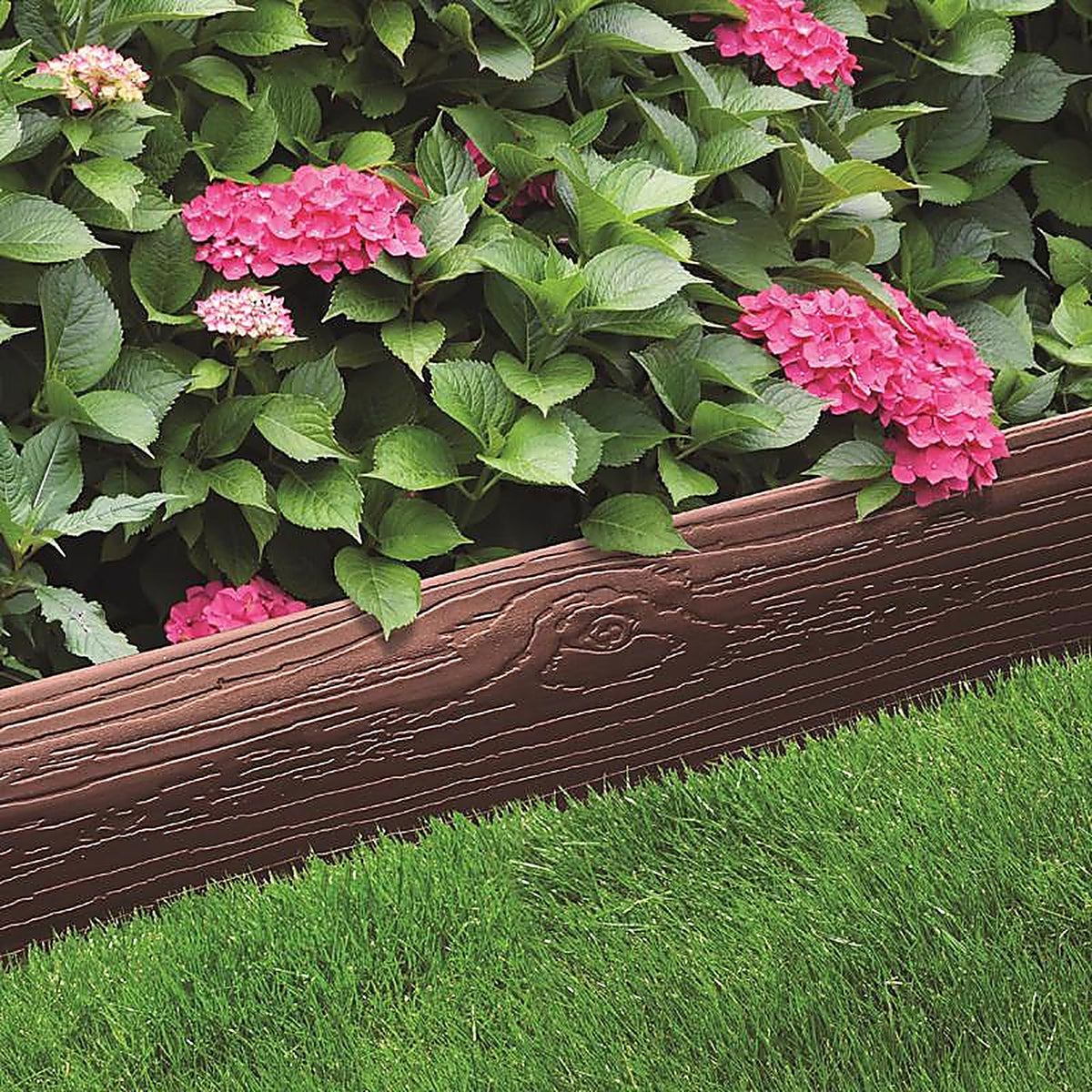 Master Mark 94340 Terrace Board 40 ft. L x 4 in. H Plastic Brown Lawn Edging