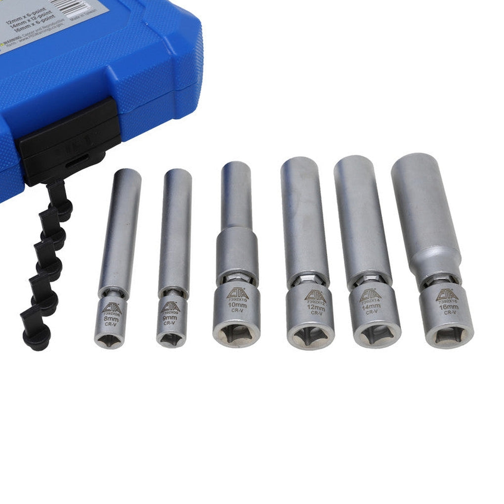 CTA 7392 6 Pc. Spark Plug & Glow Plug Socket Set