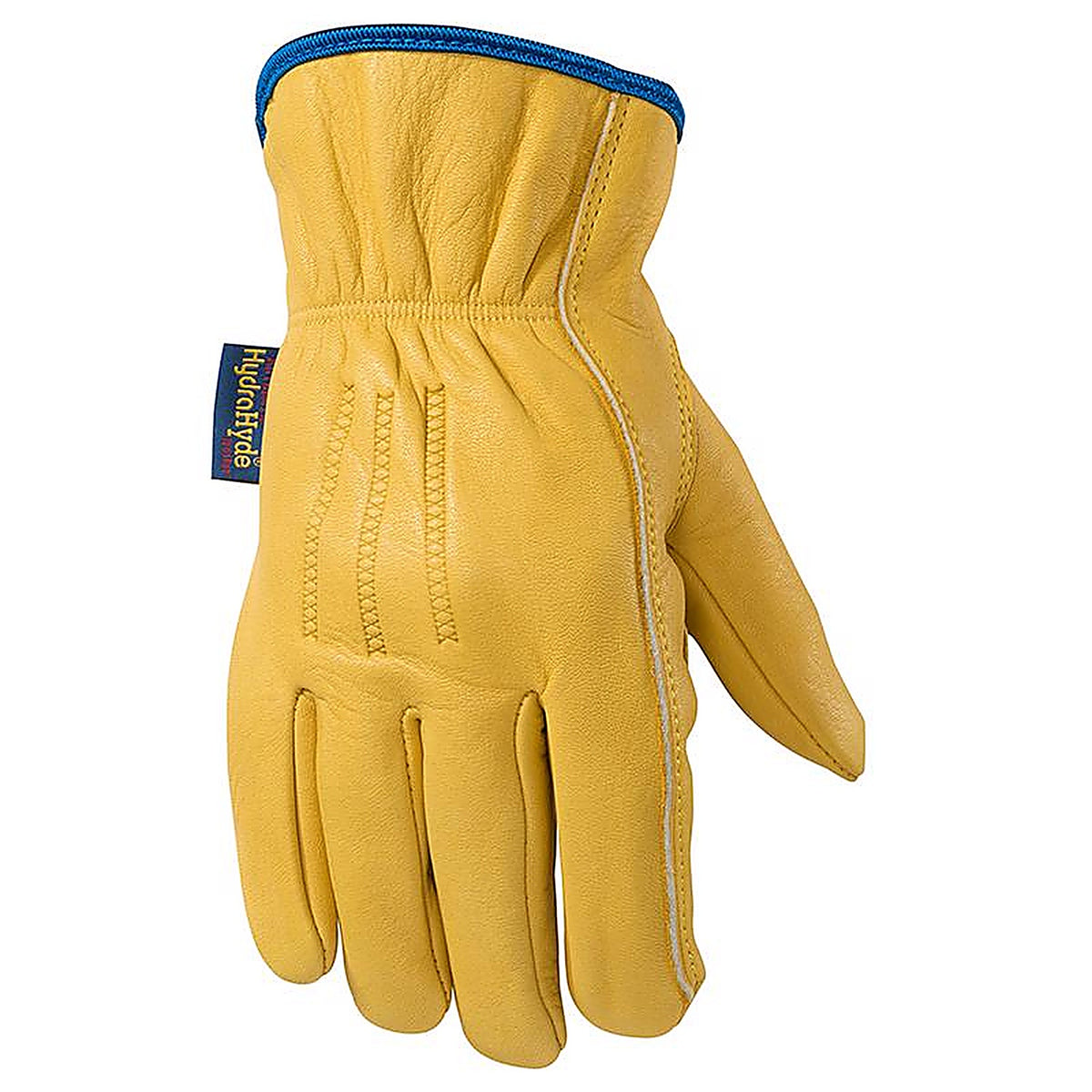 Wells Lamont 1168L Mens Cowhide Leather Heavy Duty Work Gloves Gold Large