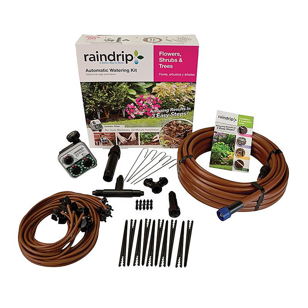 Raindrip SDFSTH1P Drip Irrigation Tree and Shrub Kit