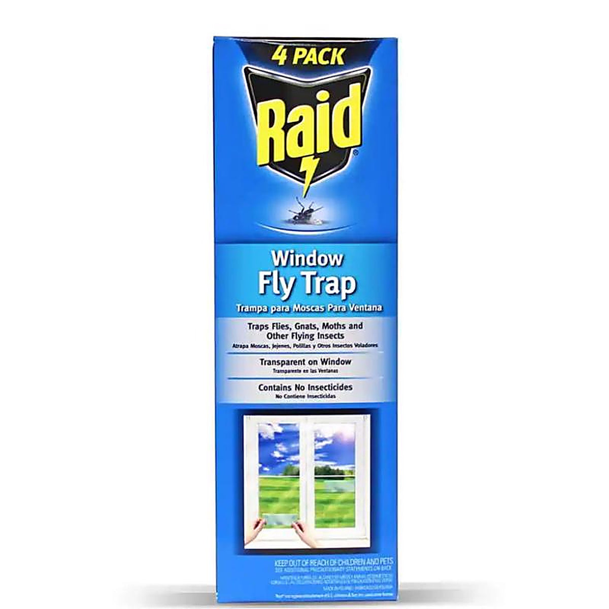 Raid - FTRP-RAID - Pic Fly Trap 4 Pack