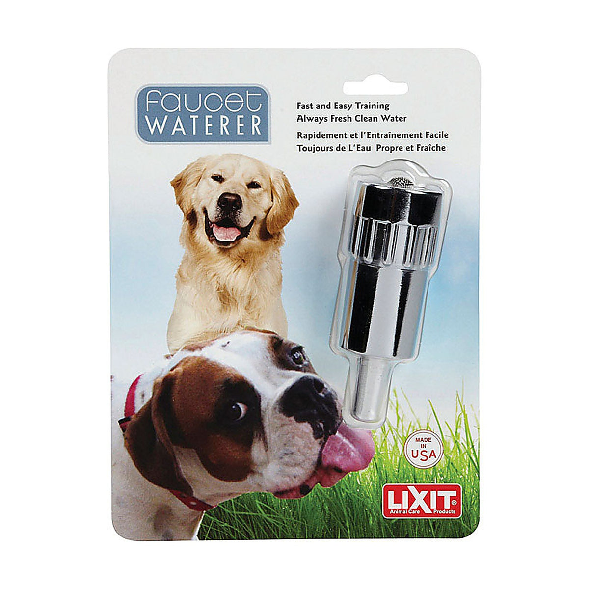 Lixit - L100CA - Metal Faucet Waterer for Dogs