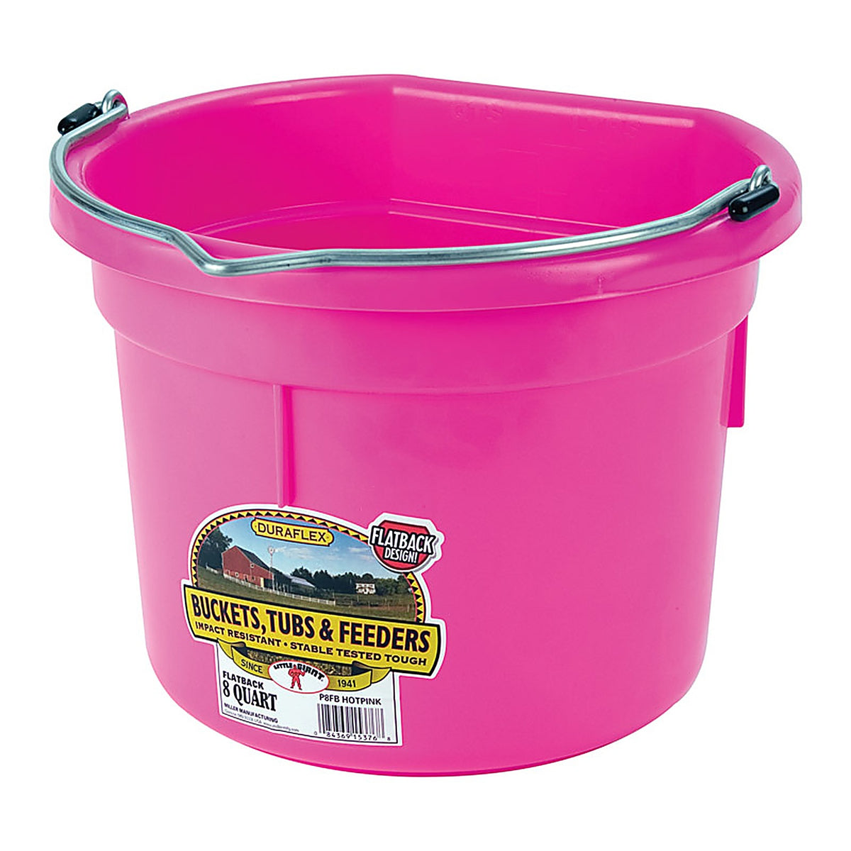 Little Giant P8FBHOTPINK 8 qt. Bucket Pink