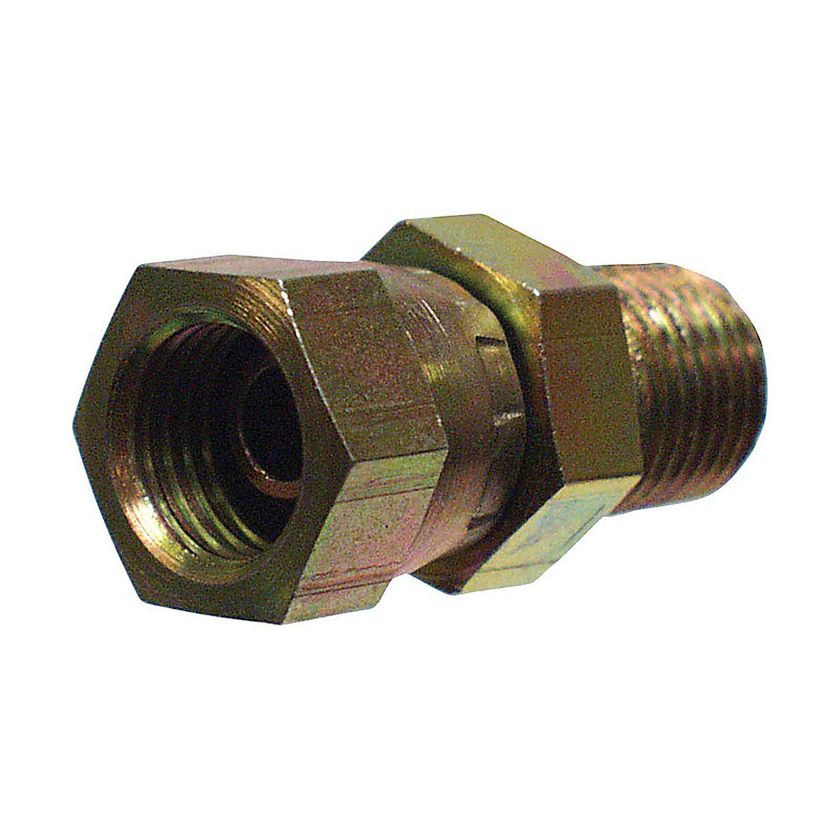 Apache Hose 39004375 Steel 1/2 in. Dia. x 1/2 in. Dia. Hydraulic Adapter