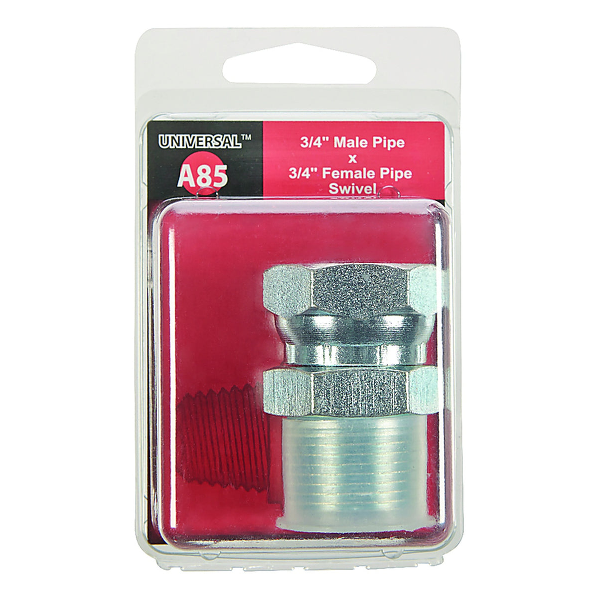 Apache Hose 39004450 Steel 3/4 in. Dia. x 3/4 in. Dia. Hydraulic Adapter 1