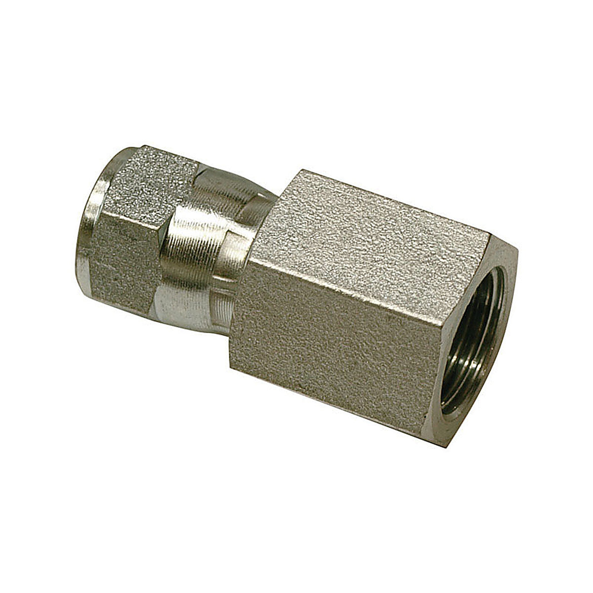 Apache Hose 39006174 Steel 1/2 in. Dia. x 3/8 in. Dia. Hydraulic Adapter 1/Pack