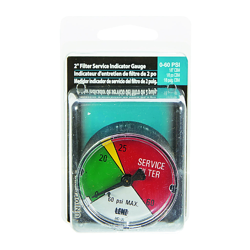 Apache Hose 99019342 Universal Pressure Gauge 60 psi