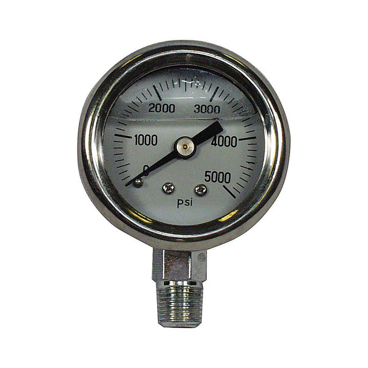Apache Hose 99019120 Universal Pressure Gauge 5000 psi
