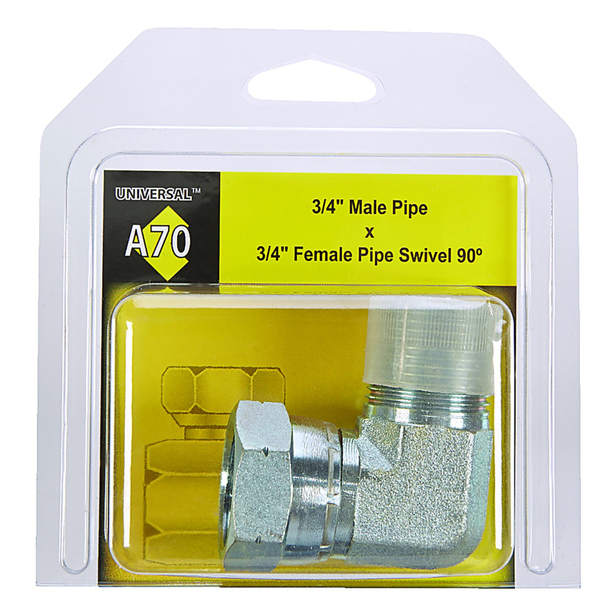 Apache Hose 39005275 3/4 in. Dia. x 3/4 in. Dia. Hydraulic Adapter 1