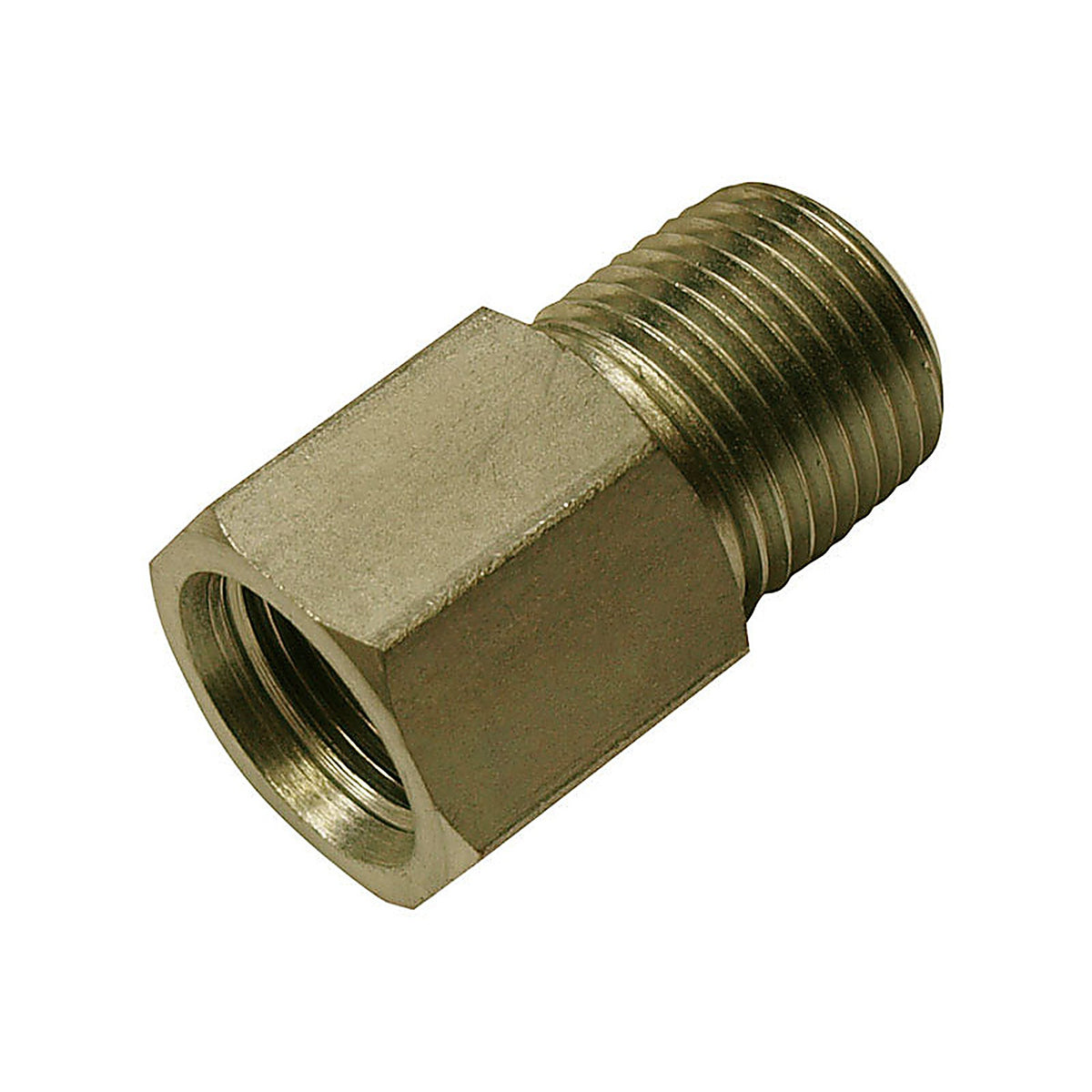 Apache Hose 39038966 Steel 1/2 in. Dia. x 1/2 in. Dia. Hydraulic Adapter 1/Pack