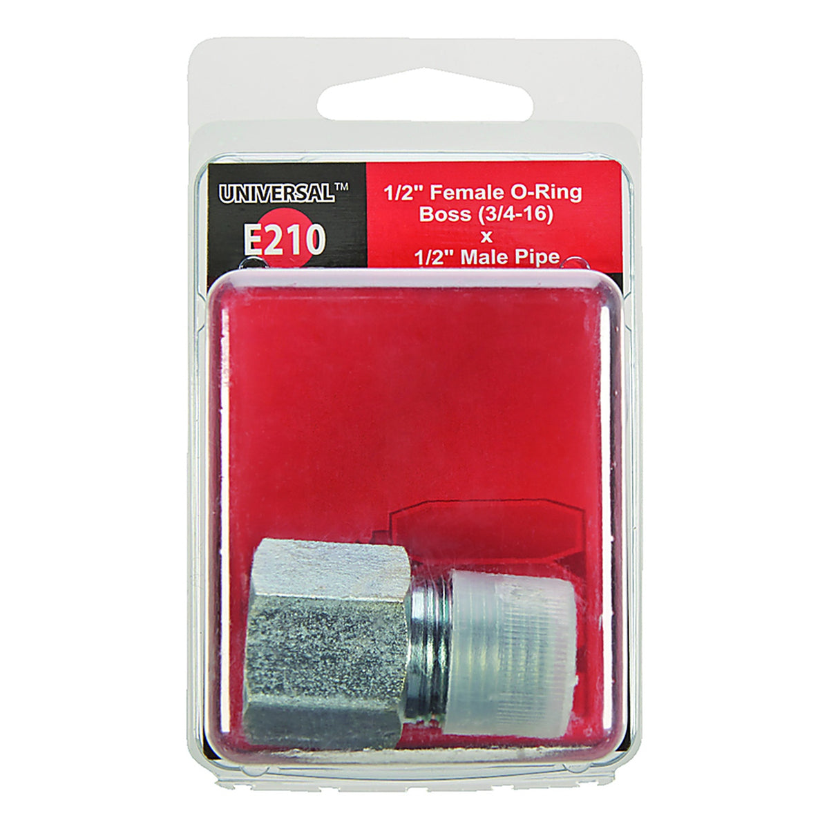 Apache Hose 39038966 Steel 1/2 in. Dia. x 1/2 in. Dia. Hydraulic Adapter 1/Pack