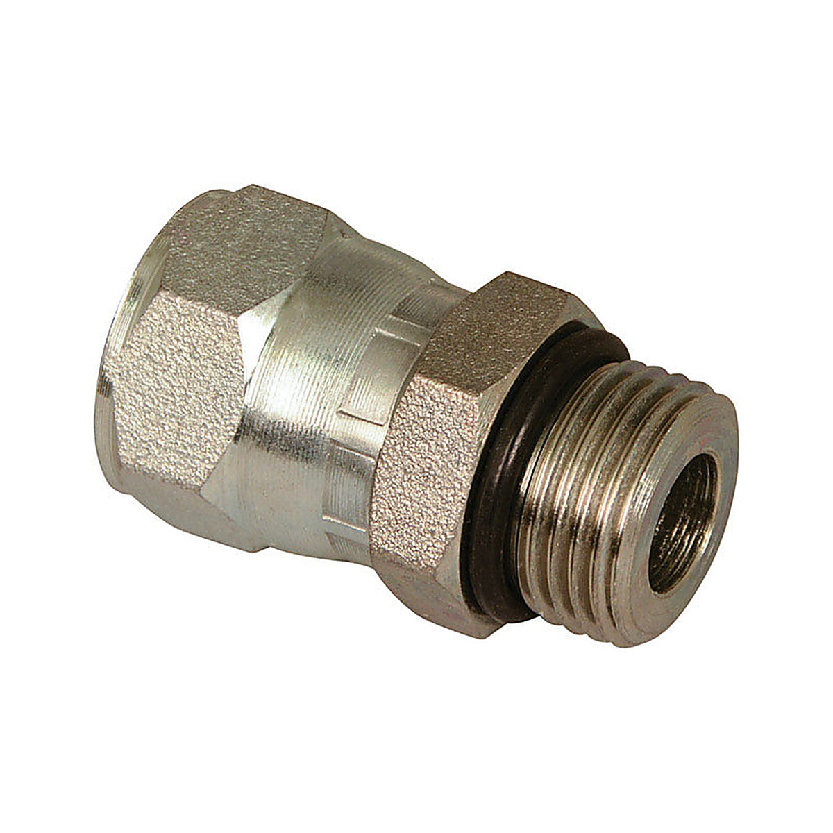 Apache Hose 39038898 Steel 1/2 in. Dia. x 1/2 in. Dia. Hydraulic Adapter 1/Pack