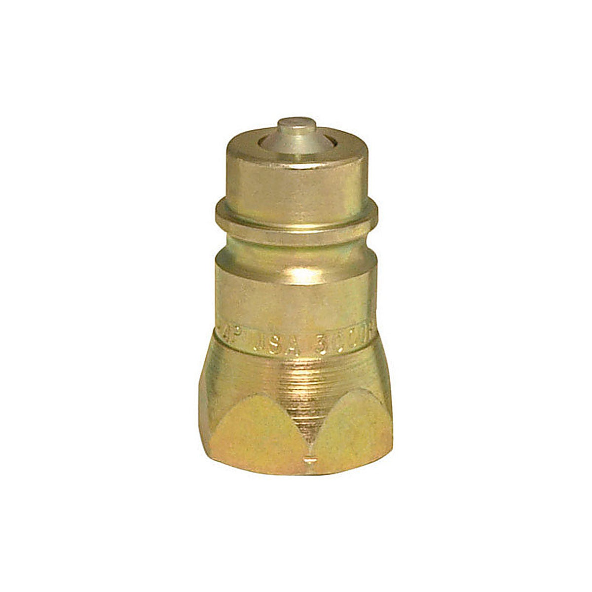 Apache Hose 39041060 Steel 1/2 in. Dia. x 1/2 in. Dia. Hydraulic Adapter 1/Pack