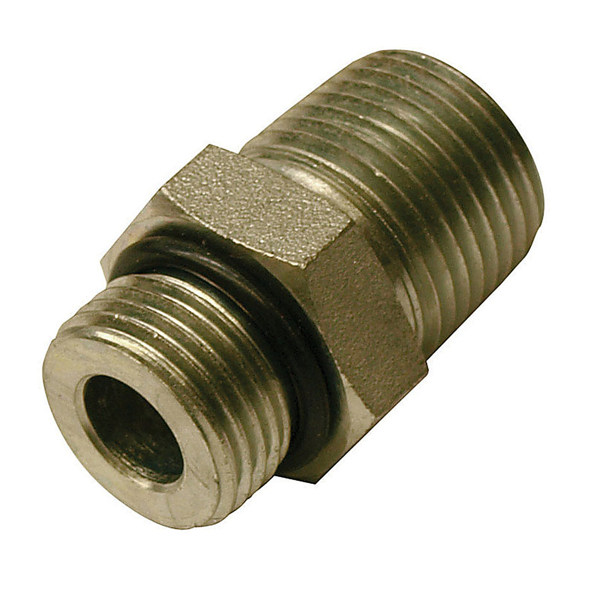 Apache Hose 39038862 Steel 1/2 in. Dia. x 1/2 in. Dia. Hydraulic Adapter 1/Pack